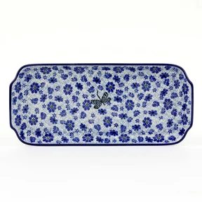 Tacka z uszkami 410 32/14,5 cm <br> 1443X Ważka w kwiatach